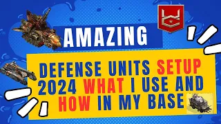 War Commander best Base defense units  Setup 2024 what i use and how to use you must watch it