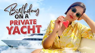 Birthday On A Private Yacht || Travel Vlog || @Sreemukhi