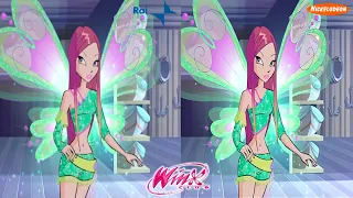 Winx Club : Roxy Transformation RAI VS NICK