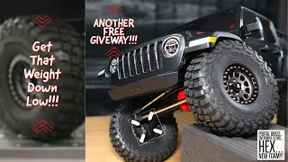 SCX10.3 Brass Portal Cover Install + ANOTHER FREE GIVEAWAY!!!