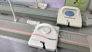 LK150 vs KX350 knitting machines!