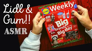 ASMR | Gum Chewing & Lidl Weekly! Whispered Browse & Lighthearted Chat