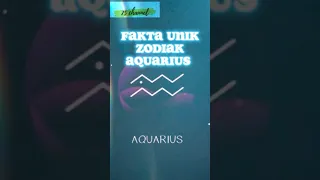 Fakta Unik Zodiak Aquarius ♒ #fakta #zodiac #aquarius #shorts #short