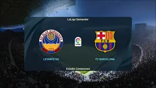 Levante vs Barcelona | Master League PES 2021 | La Liga | [4K]