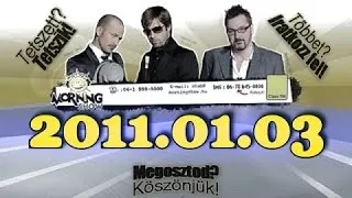 ClassFM MorningShow 2011 01 03 (BUÉK, Jani ajandékot oszt, Rappelő néni)