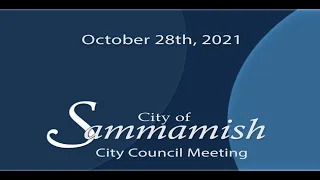 October 28, 2021 - City Council Meeting