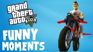 GTA 5 Online Gunrunning DLC Funny Moments - Pegassi Oppressor, Flying & More!