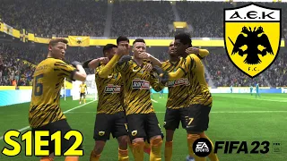 Ξεκίνησαν τα ΔΥΣΚΟΛΑ! FIFA 23 AEK ATHENS CAREER MODE S1E12