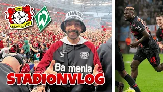 LEVERKUSEN IST DEUTSCHER MEISTER 🔥🎉 Bayer Leverkusen vs. Werder Bremen - Stadionvlog | MUGI