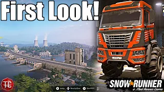 SnowRunner: FIRST LOOK! Season 12 North Carolina DLC! NEW TRUCKS, MAPS, & MORE!