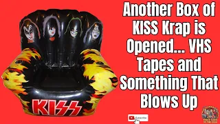 Another Box of KISS Krap is Opened, We Find VHS Tapes and Something That Blows Up