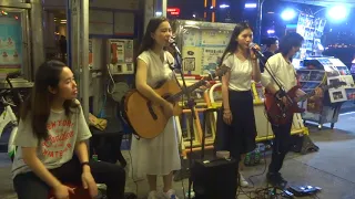 海鷗組合 × LOOP《海闊天空 + 不再猶豫 + 大地 + 紅日 + 朋友 + 一生中最愛》@ 尖沙咀Busking (8/6/2018)