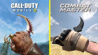Combat Master vs. Call of Duty Mobile - Gameplay Comparison