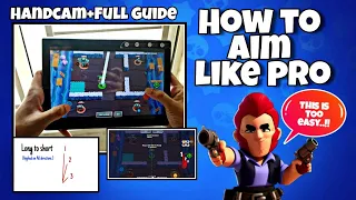 How to aim like a pro in Brawl Stars | Handcam + Full Guide Brawl Stars