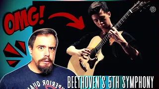Beethoven's 5th Symphony on One Guitar - Marcin Patrzalek │ FIRST TIME HEARING!
