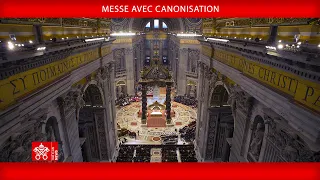 Messe et rite de canonisation, 11 février 2024, Pape François