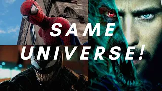 ALL ARE IN THE SAME UNIVERSE | VENOM, MORBIUS, AMAZING SPIDER-MAN | ANDREW GARFIELD #TASM3