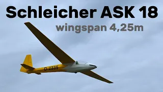 Schleicher ASK 18 | 4,25m scale RC glider | 4K | Hat 2023