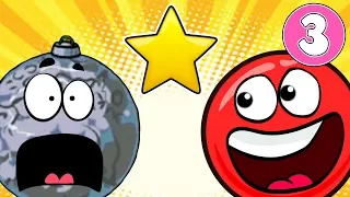 КРАСНЫЙ ШАР спасает любимую №3. ИГРА Red Ball 3 на канале Хвостик ТВ