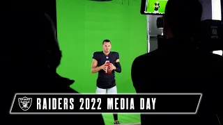 Behind the Scenes With Derek Carr, Davante Adams and Maxx Crosby at Raiders 2022 Media Day | NFL