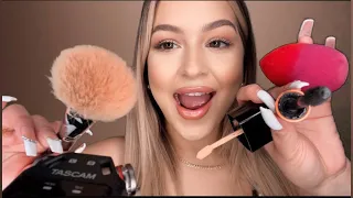 ASMR doing your makeup fast and aggressive 💋😆