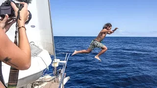 14 INCREDIBLE DAYS AT SEA: Passage to Brazil Pt. 4! Sailing Vessel Delos Ep.168