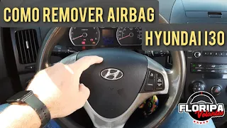 Como remover tirar sacar bolsa do airbag Hyundai i30 - Floripa Volantes ✅️