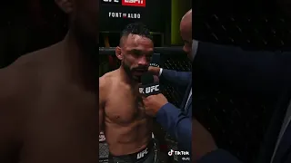 Nothing but respect from Rob Font after last night’s main event 👏👏 #ufc #robfont #postfight #inter