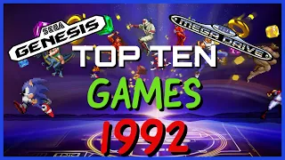 Top Ten SEGA Genesis / Mega Drive Games 1992 / The History of Gaming