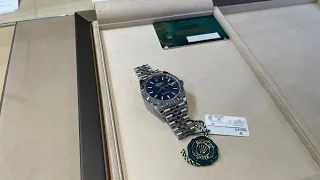 Buying a Rolex Datejust, 41mm, Ref 126334, Blue Dial straight from the Authorised Dealer