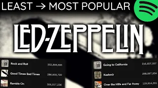 Every LED ZEPPELIN Song LEAST TO MOST PLAYED [2024]