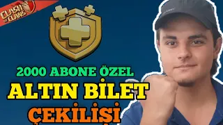 ALTIN BİLET ÇEKİLİŞ SONUCU AÇIKLANIYOR !! - Clash of Clans