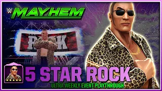 WWE Mayhem | 🌟 5 Star Rock | Ultra Weekly Event Playthrough