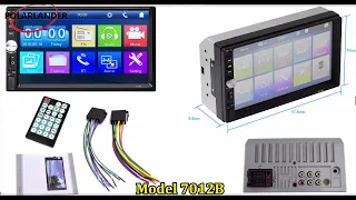 2022 Hot Sale Polarlander Car Radio 2 Din Mirror Link 7inch MP5 Player Touch Screen USB FM Bluetooth