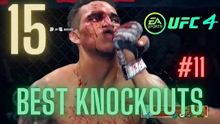 Top 15 UFC 4 Knockouts Compilation #11 - EA Sports UFC 4 Funny Montage