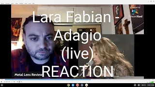 Lara Fabian - Adagio (live) | REACTION