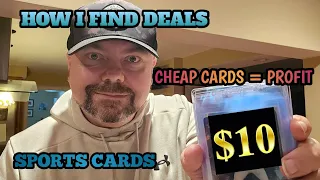 SPORTS CARDS FLIPPING.  HOW TO FIND DEALS TO MAKE MONEY.  IS IT POSSIBLE?