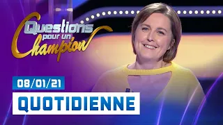 Emission du Vendredi 08 Janvier 2021 - Question pour un champion