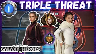 First Look at Queen Amidala in GAC! 3v3 GAC Kyber 1
