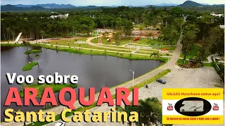 ARAQUARI SC | MELHOR CIDADE DE SANTA CATARINA ? | UM VOO SOBRE O REFÚGIO DOS PÁSSAROS E DA CIDADE.