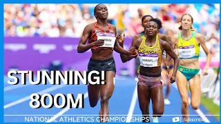 STUNNIG! MARY MORAA DOMINATES 800M Women's Finals| National Championships
