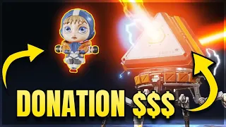 A viewer's donation = HEIRLOOM and MOST EXPENSIVE item in Apex Legends