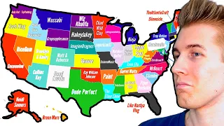 Most Popular YouTube Channel in Every State