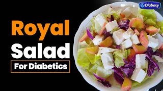 3.5 Glycemic Load Breakfast | Royal Salad Recipe for Diabetics | Diabetic Meal Ideas by Diabexy