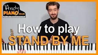 'STAND BY ME' PIANO LESSON TUTORIAL - EASY PIANO SONGS