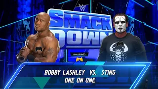 WWE Smackdown Bobby Lashley vs Sting WWE2K24