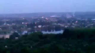 Славянск миномётный обстрел под вечер 12 05 2014