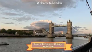 Walk from Shard to Tower Bridge | Unveiling Stunning Sights|  | London United Kingdom