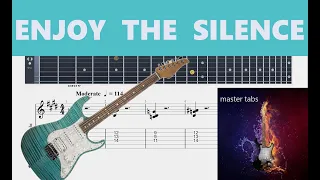 ENJOY THE SILENCE |#depechemode#| Guitar Tab | #Mastertabs#BestFreeYoutubeMusic##synthpop #dancepop