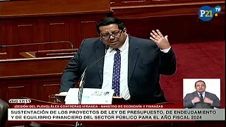 #EnVIVO ALBERTO OTÁROLA sustenta pedido PRESUPUESTO 2023-2024